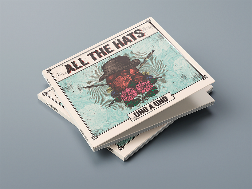 Mi Proyecto del curso: Cartelismo ilustrado | All The Hats "Uno a Uno" - Música