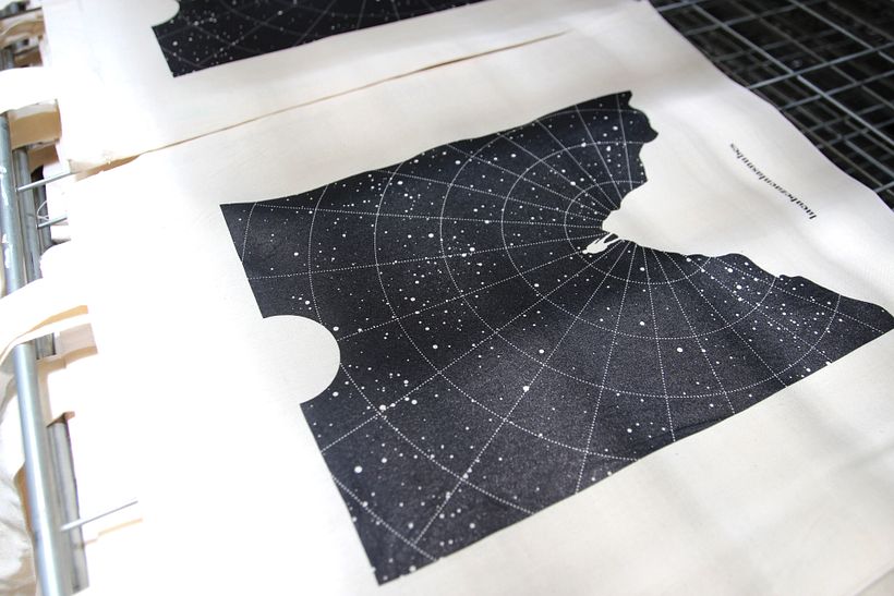 Printing Tote Bags for the designer Head in the Clouds 18