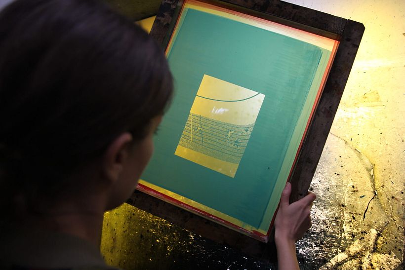 Estampación Lámina para la ilustradora Olga Capdevila  9