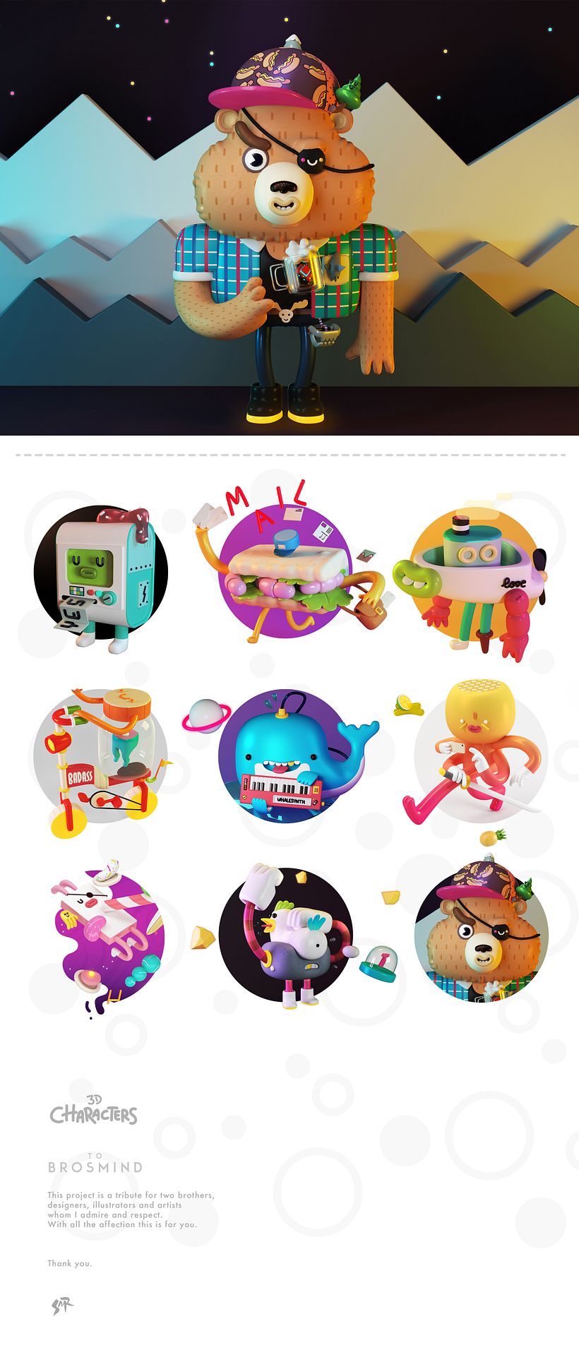 Characters to Brosmind 2