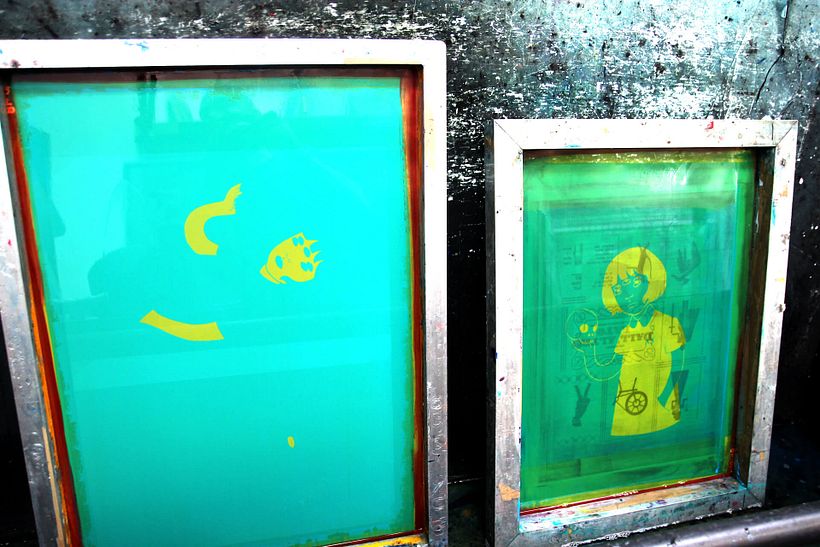 Estampación lámina para la ilustradora Gemma Quevedo 4