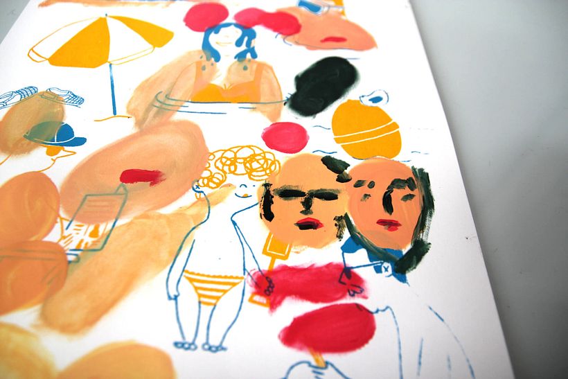 Estampación lámina para la ilustradora Gemma Quevedo 6