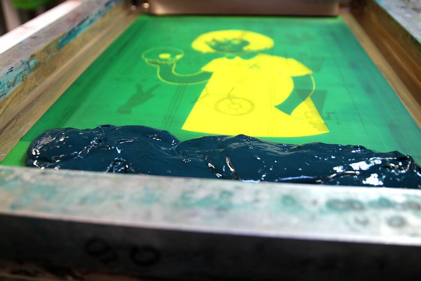 Estampación lámina para la ilustradora Gemma Quevedo 16