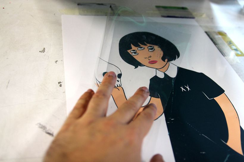 Estampación lámina para la ilustradora Gemma Quevedo 18