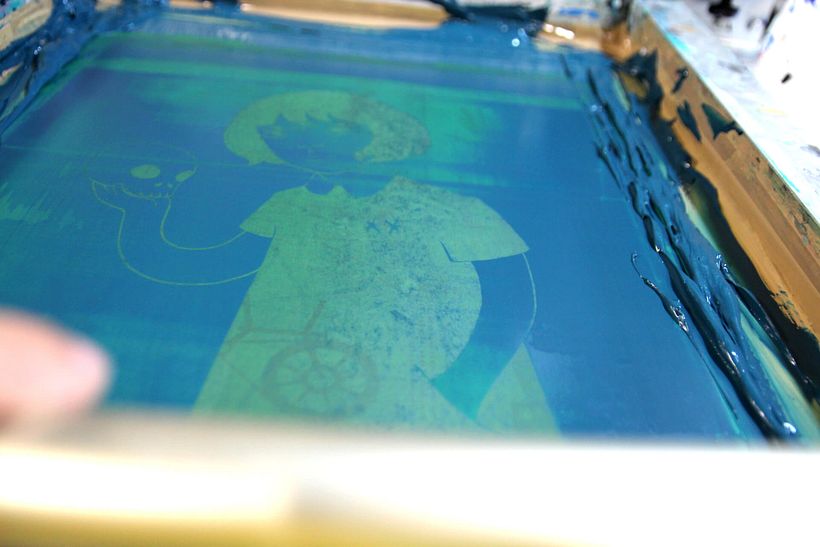 Estampación lámina para la ilustradora Gemma Quevedo 21