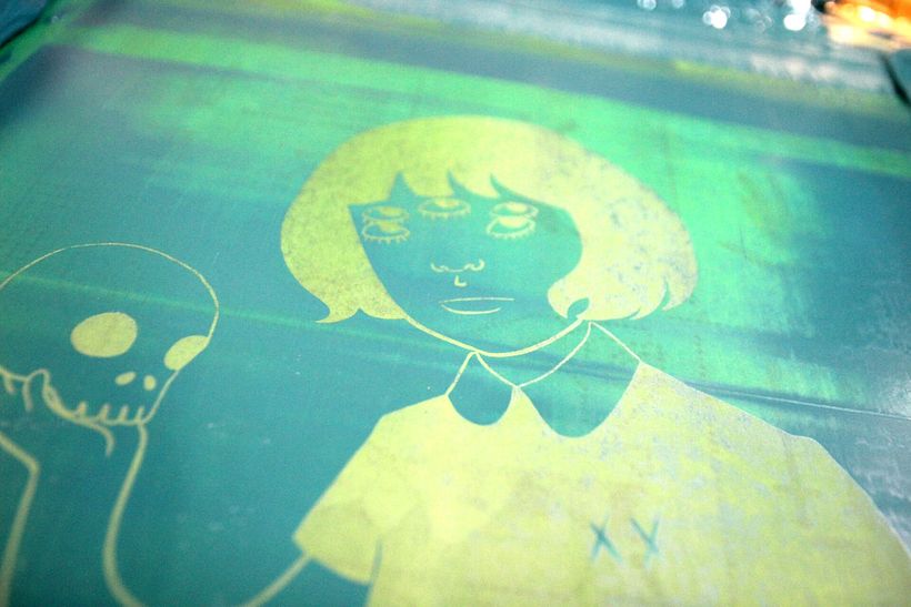 Estampación lámina para la ilustradora Gemma Quevedo 22