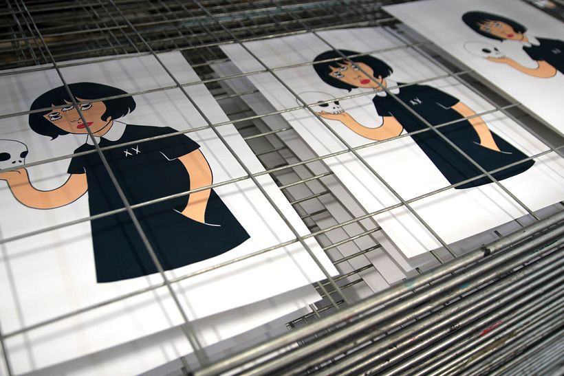 Estampación lámina para la ilustradora Gemma Quevedo 25