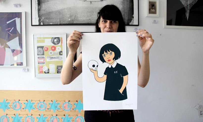 Estampación lámina para la ilustradora Gemma Quevedo 27