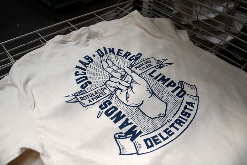 Estampación Camisetas para el rotulista El Deletrista 6