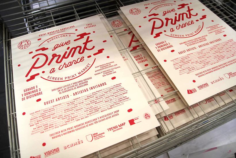 GIVE PRINT A CHANCE. Mercado de Serigrafía de Barcelona 1