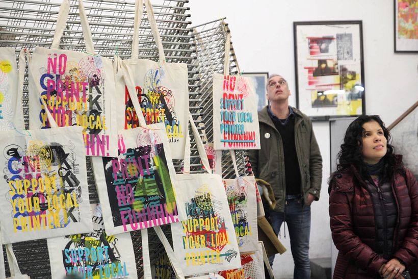 GIVE PRINT A CHANCE. Mercado de Serigrafía de Barcelona 17