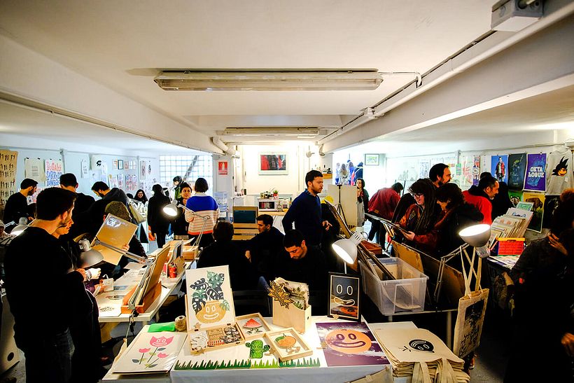 GIVE PRINT A CHANCE. Mercado de Serigrafía de Barcelona 34