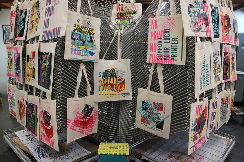 GIVE PRINT A CHANCE. Mercado de Serigrafía de Barcelona 36