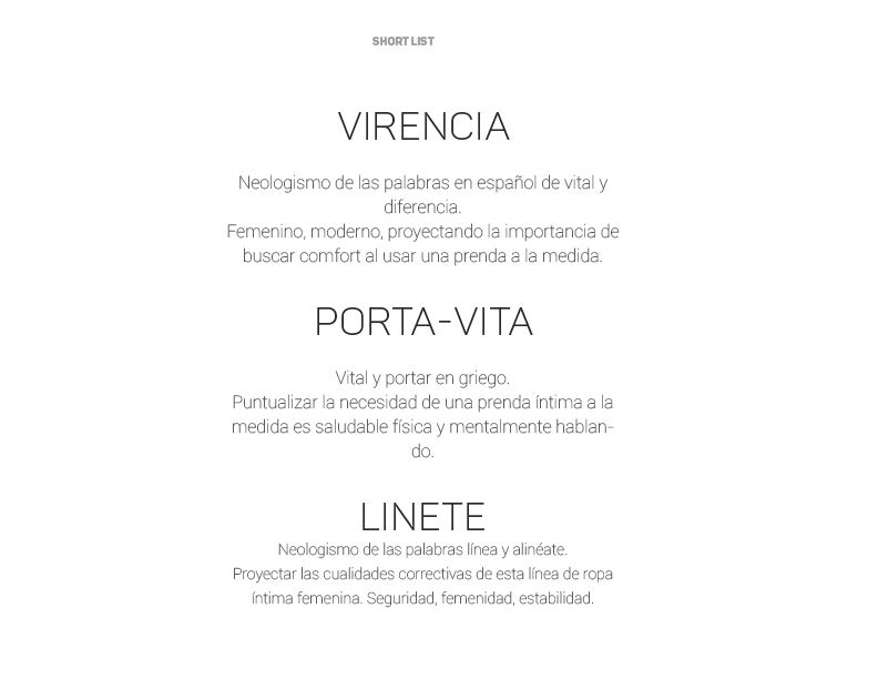  Naming: para una tienda de lencería  4