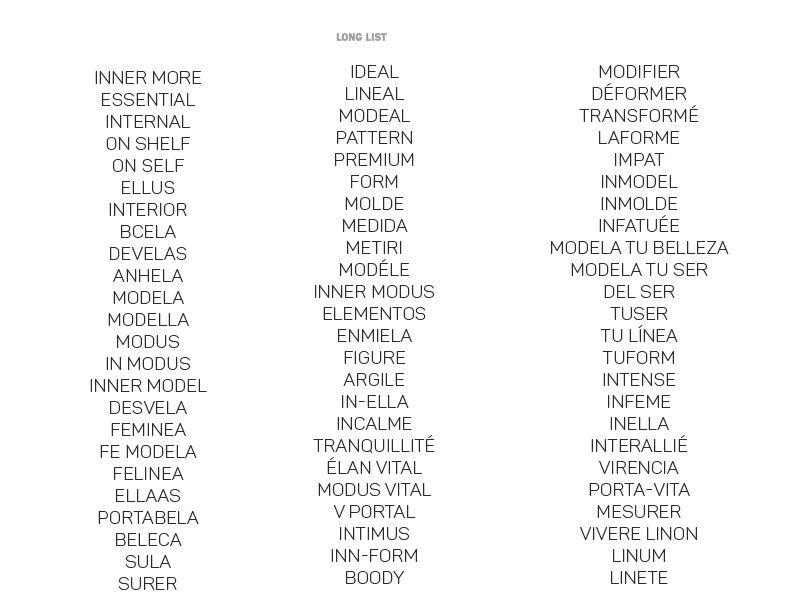  Naming: para una tienda de lencería  13