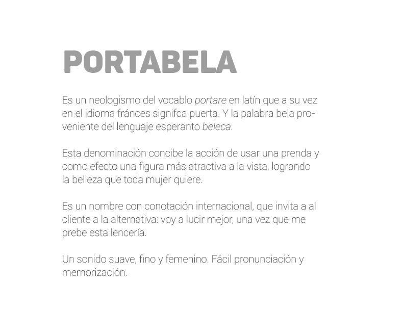  Naming: para una tienda de lencería  11