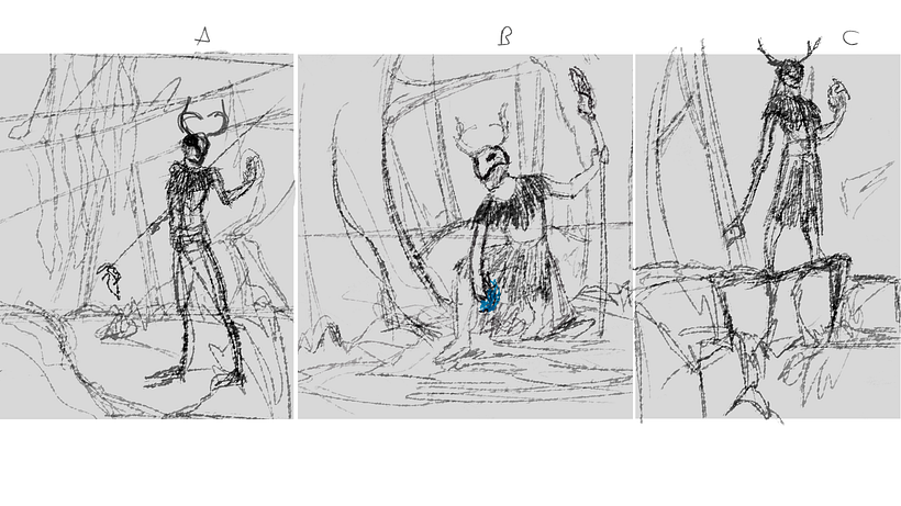 Diseño de personajes para concept art: Forest Wizard 6