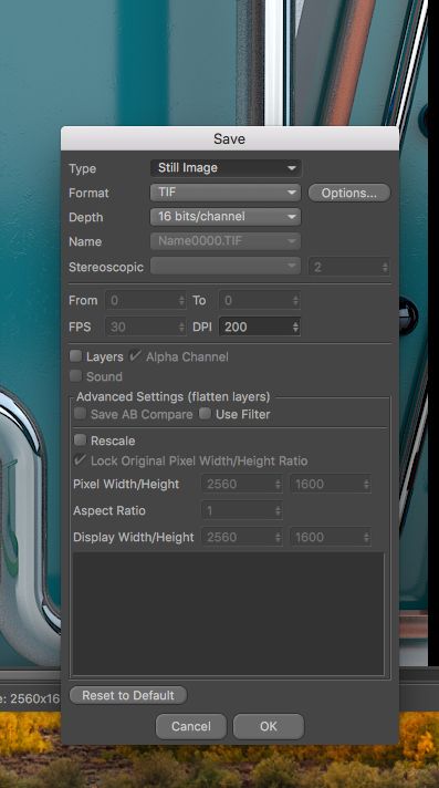 Arnold + c4d . Nitidez de la imagen en render 3