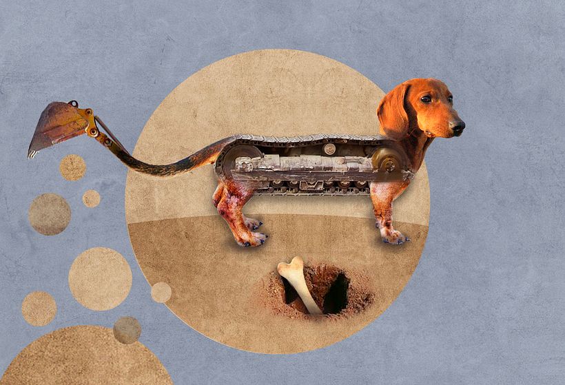 Máquinas animales - Tradycyjna ilustracja