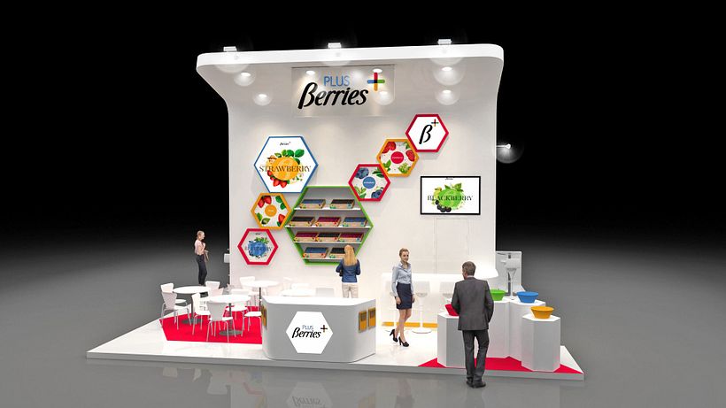 Diseño de stand PLUS BERRIES - Fruit Attraction 2018 - Ifema - Madrid 0