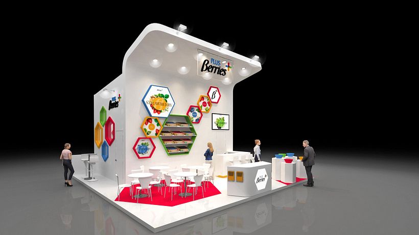 Diseño de stand PLUS BERRIES - Fruit Attraction 2018 - Ifema - Madrid 0
