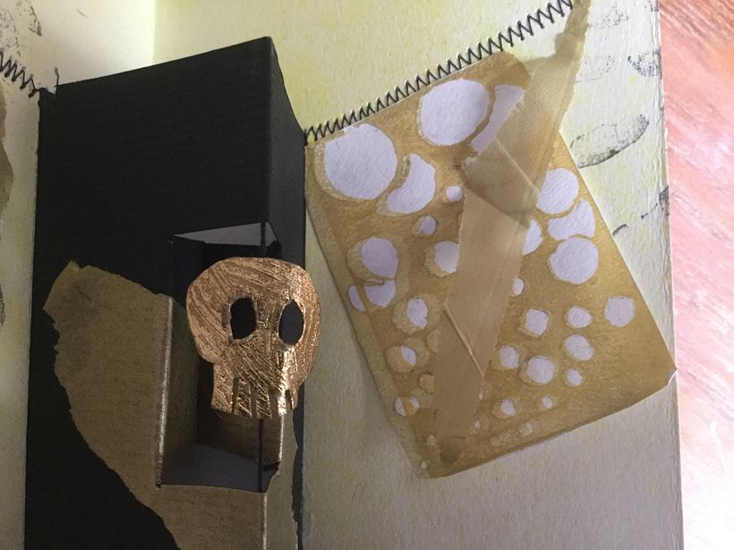 Mi Proyecto del curso: Técnicas de bordado experimental sobre papel 5