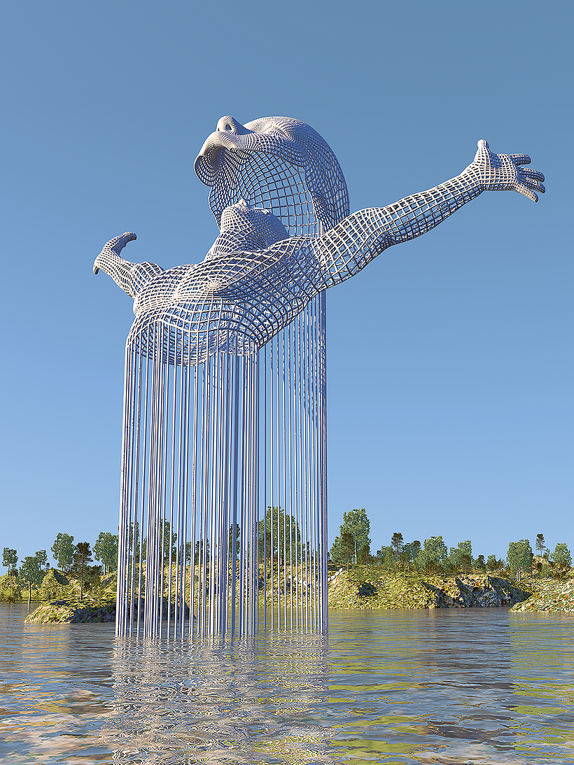 Las colosales esculturas digitales de Chad Knight 6