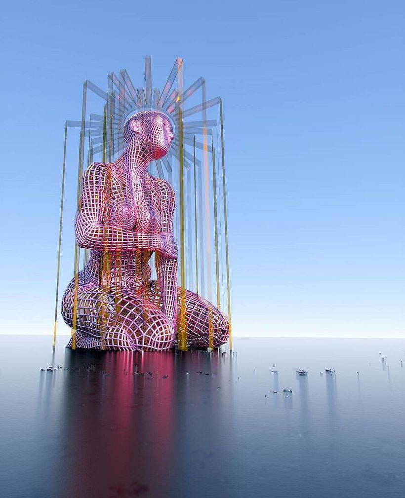 Las colosales esculturas digitales de Chad Knight 14