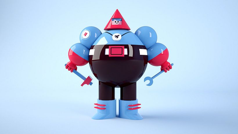 Space Rangers Personajes 3D 8