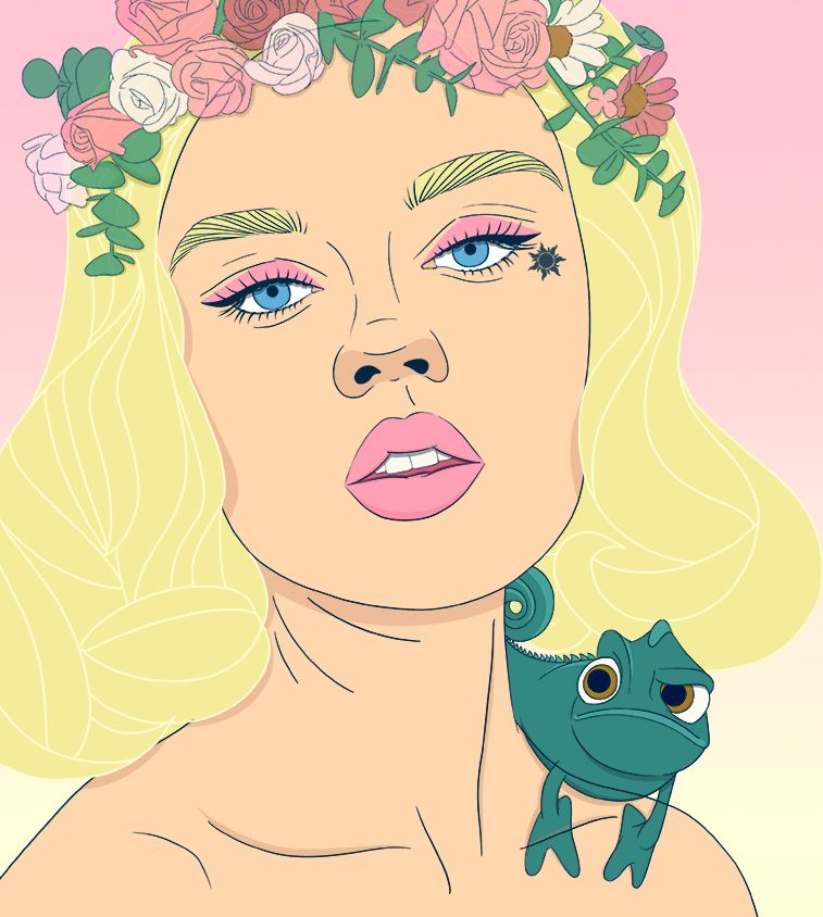 rapunzel - Ilustrație tradițională