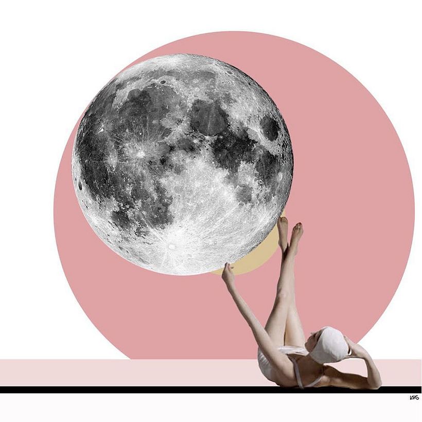 El collage anacrónico, femenino y arquitectónico de Lara Lars 1
