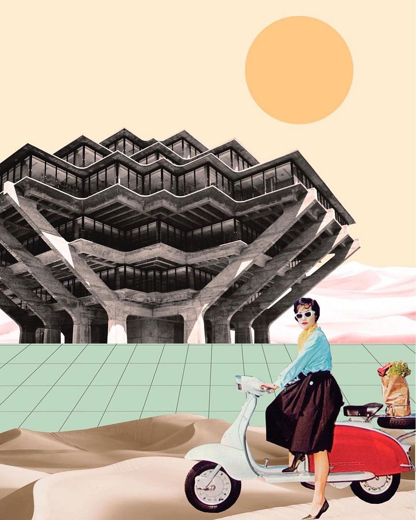 El collage anacrónico, femenino y arquitectónico de Lara Lars 3