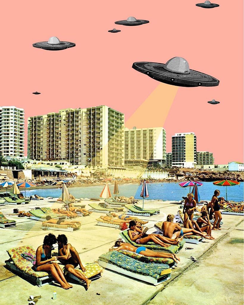El collage anacrónico, femenino y arquitectónico de Lara Lars 7