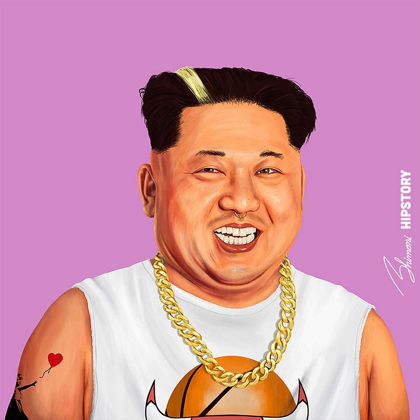 Leyendas de la historia retratados como hispters 12