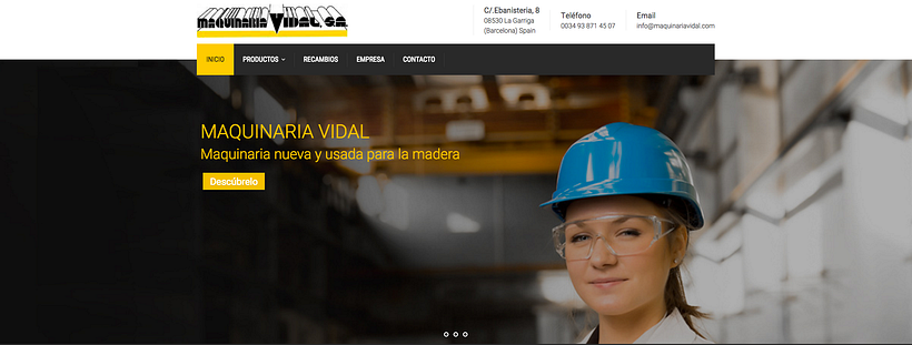 Web Maquinaria Vidal 0