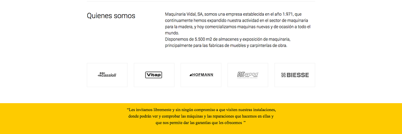 Web Maquinaria Vidal 2