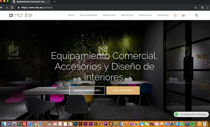 Diseño Web Wordpress - Equipamiento Comercial 0