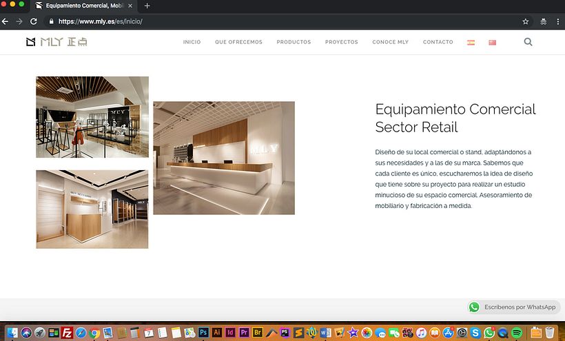 Diseño Web Wordpress - Equipamiento Comercial 1