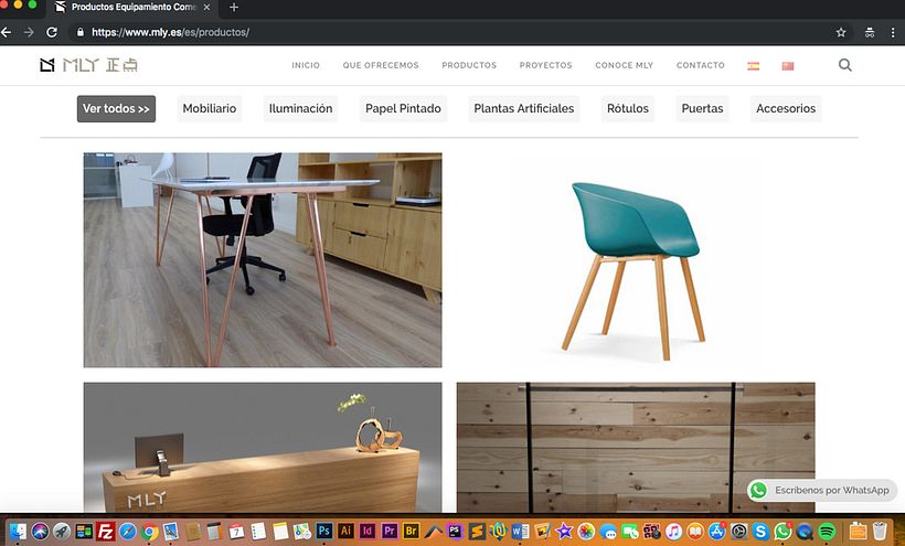 Diseño Web Wordpress - Equipamiento Comercial 2