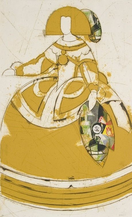 Papel para obra gráfica de Manolo Valdés 1