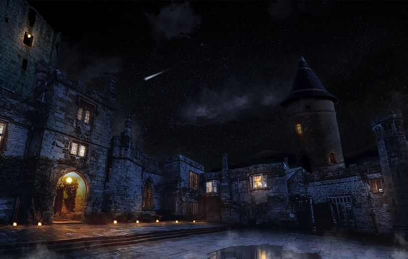 Trabajo en Matte Painting - Día y noche. 4