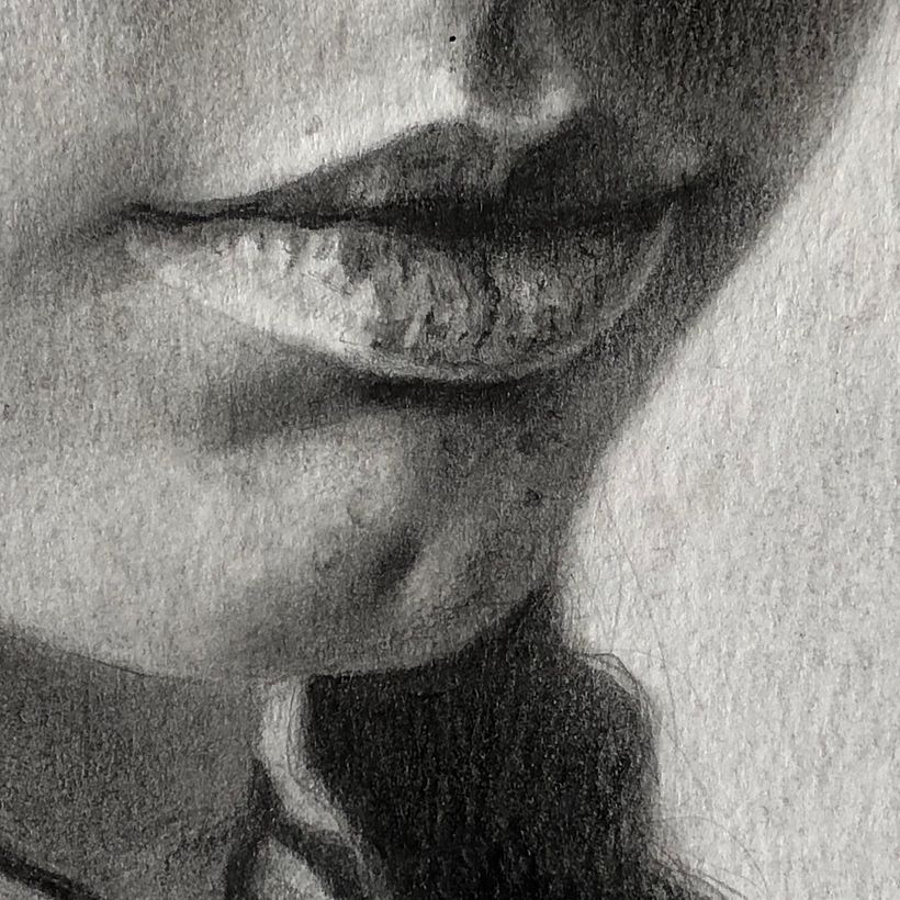 Retrato realista con lápiz de grafito: Aitana 1