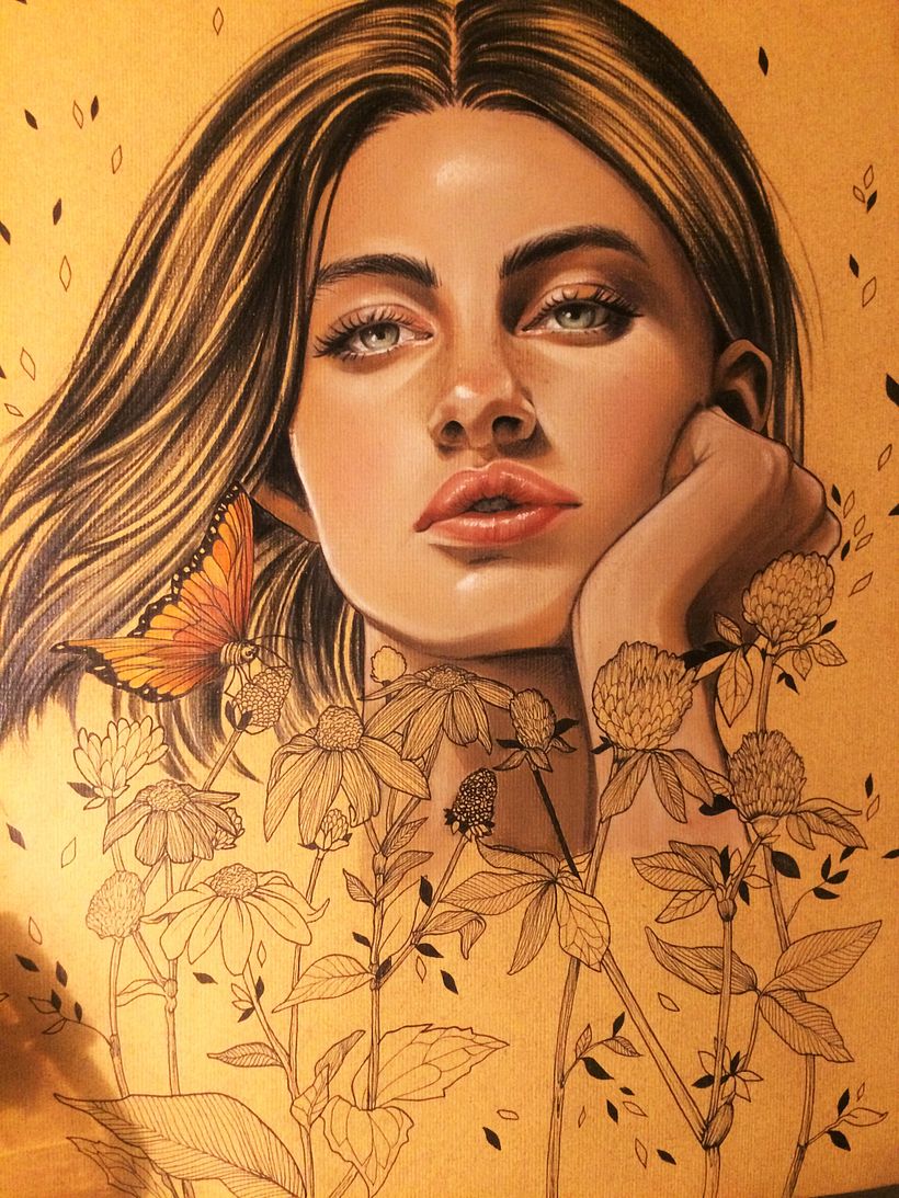 Mi Proyecto del curso: Ilustración con pastel y lápices de colores - Traditional illustration