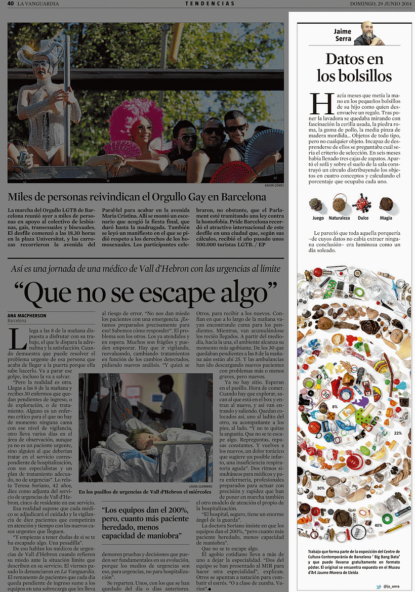 'La Vanguardia' España, 29 de junio del 2014