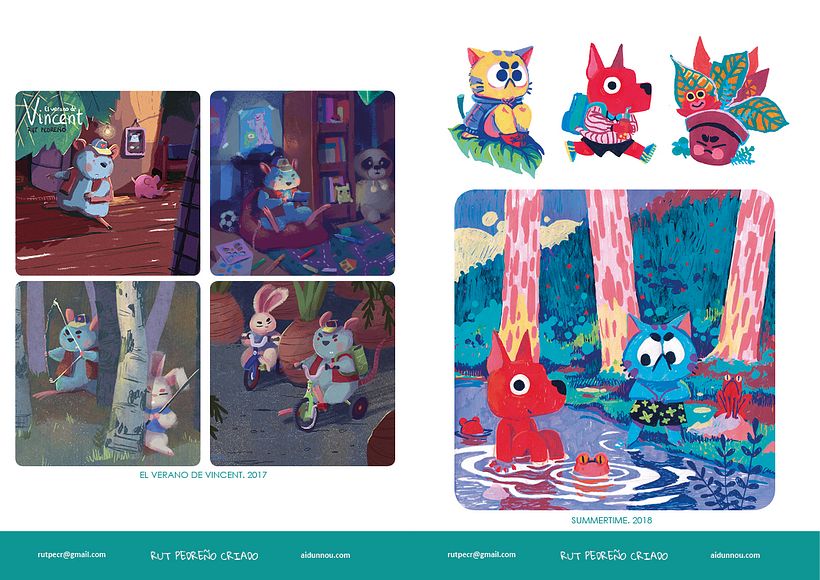 Portfolio ilustracji Rut Pedreño 2018. 1