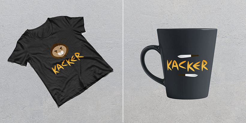 Kacker — logotipo en estilo tribal - Ilustración tradicional