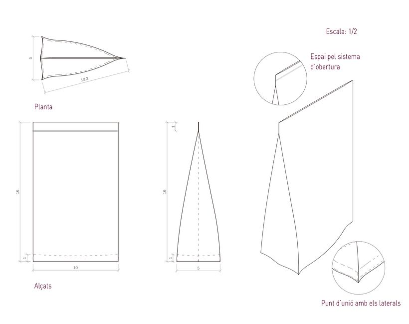 Packaging de germinados Toc Flavor 3