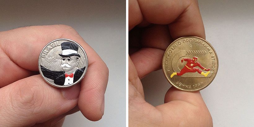 'Tales you lose': cuando las monedas se convierten en lienzos 5