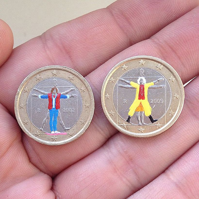 'Tales you lose': cuando las monedas se convierten en lienzos 11