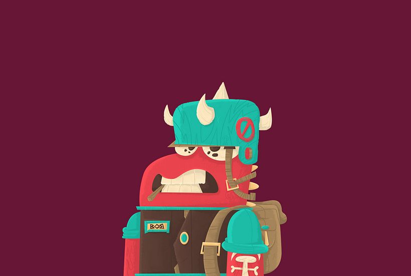 BLOCK ROCK'N BEASTS "TEAM MORADO" 0